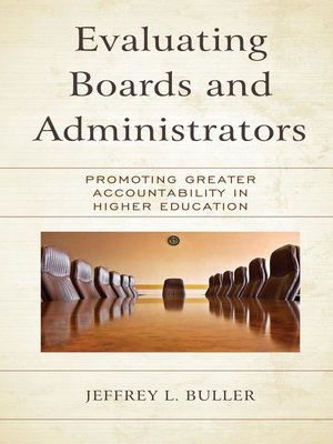 cover image of Evaluating Boards and Administrators
